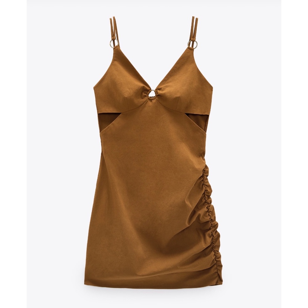 Zara side cut-out mini dress